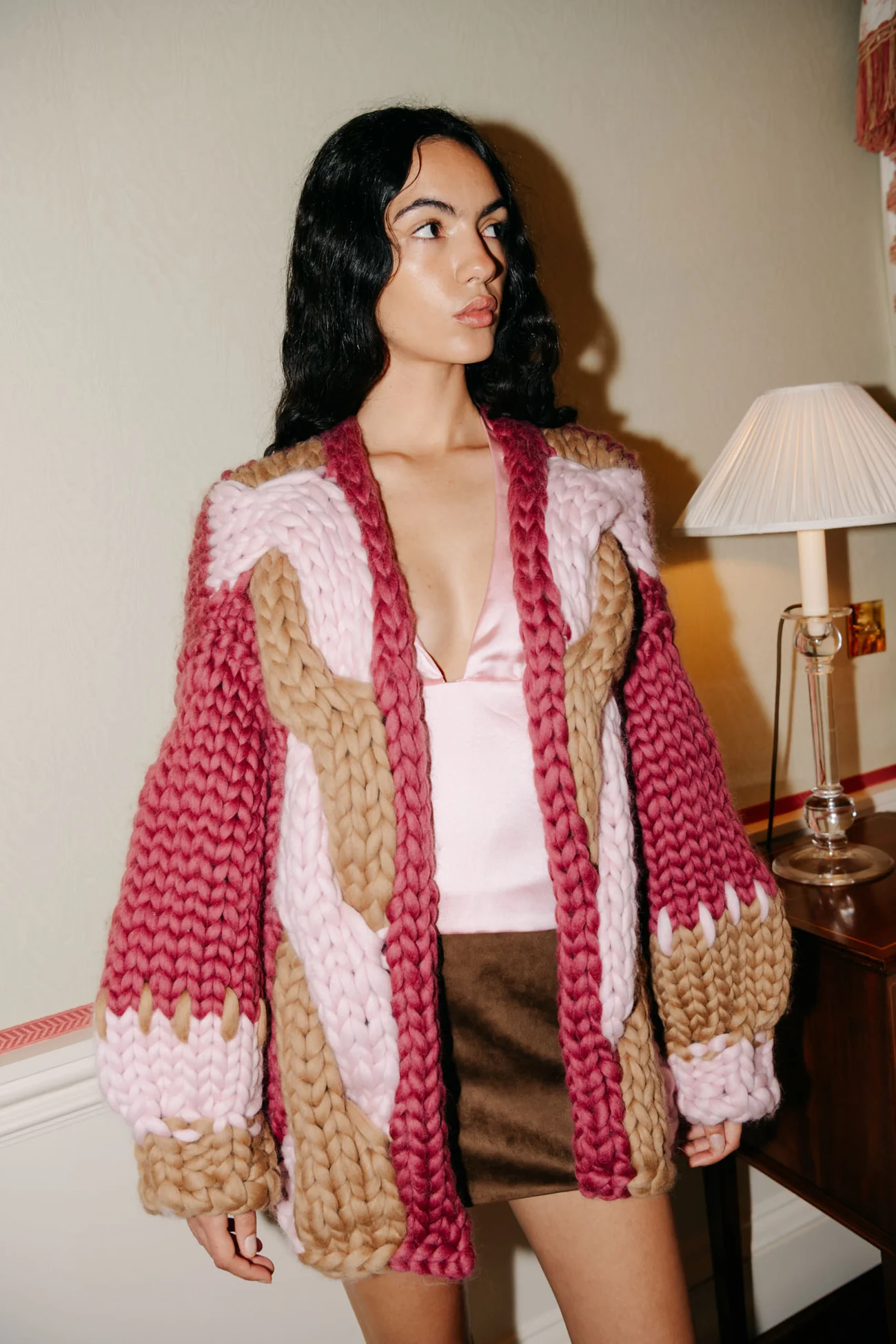 Darling Cable Chunky Knit Cardigan