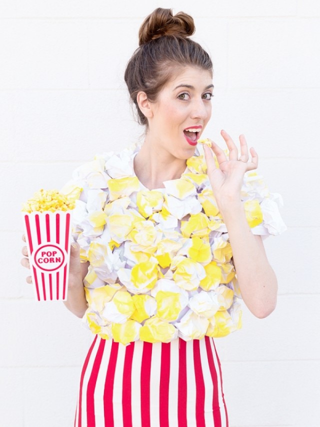 DIY Popcorn Costume