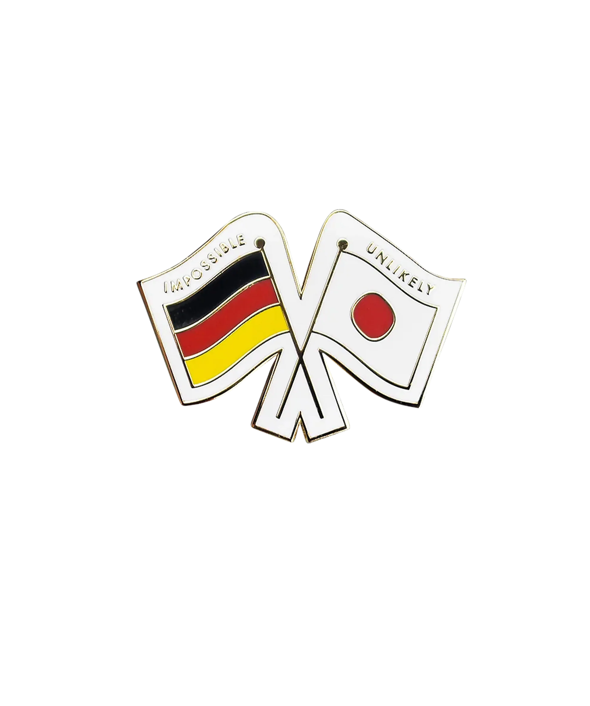 Impossible Unlikely Enamel Pin • Wilco x Oxford Pennant Original