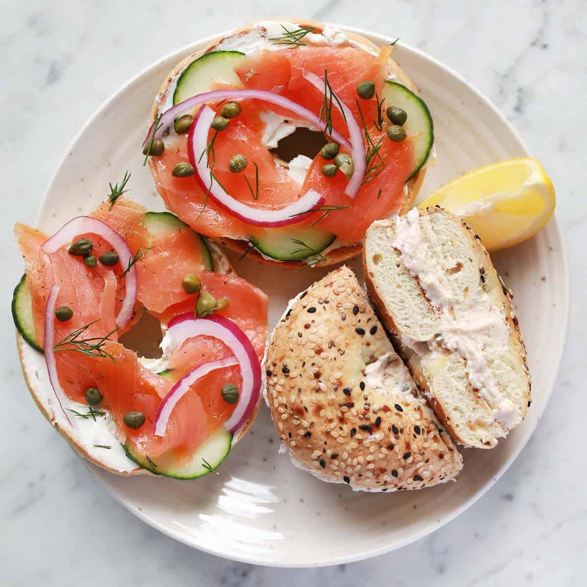 How to Make Lox Bagels