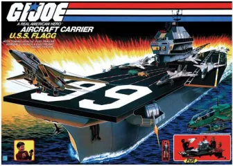 U.S.S Flagg – Aircraft Carrier (Hasbro – 1985)