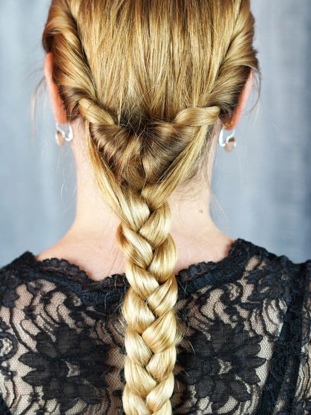 Braided Low Ponytail With Twist Is Ready in 15-Minutes