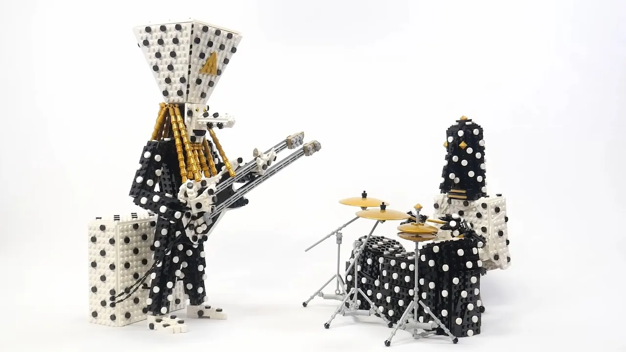A Fantastic LEGO Model of Experimental Math Rock Duo Angine de Poitrine