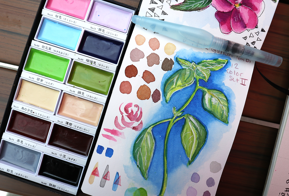 Supply Spotlight: Kuretake Gansai Tambi 12 Color Set 2