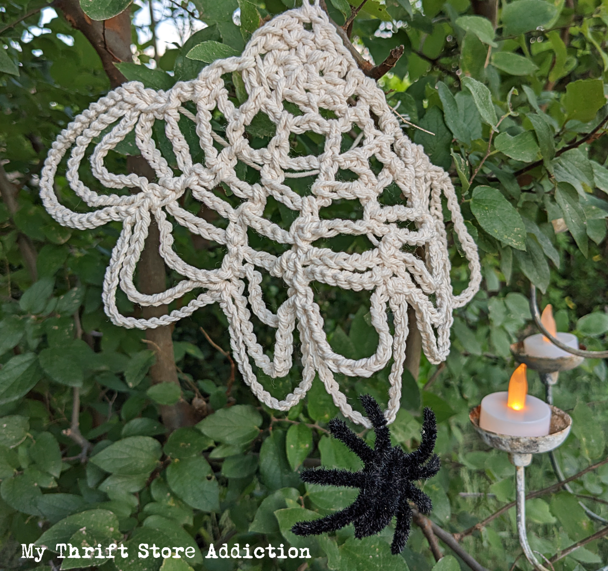 How to Crochet a Spider Web