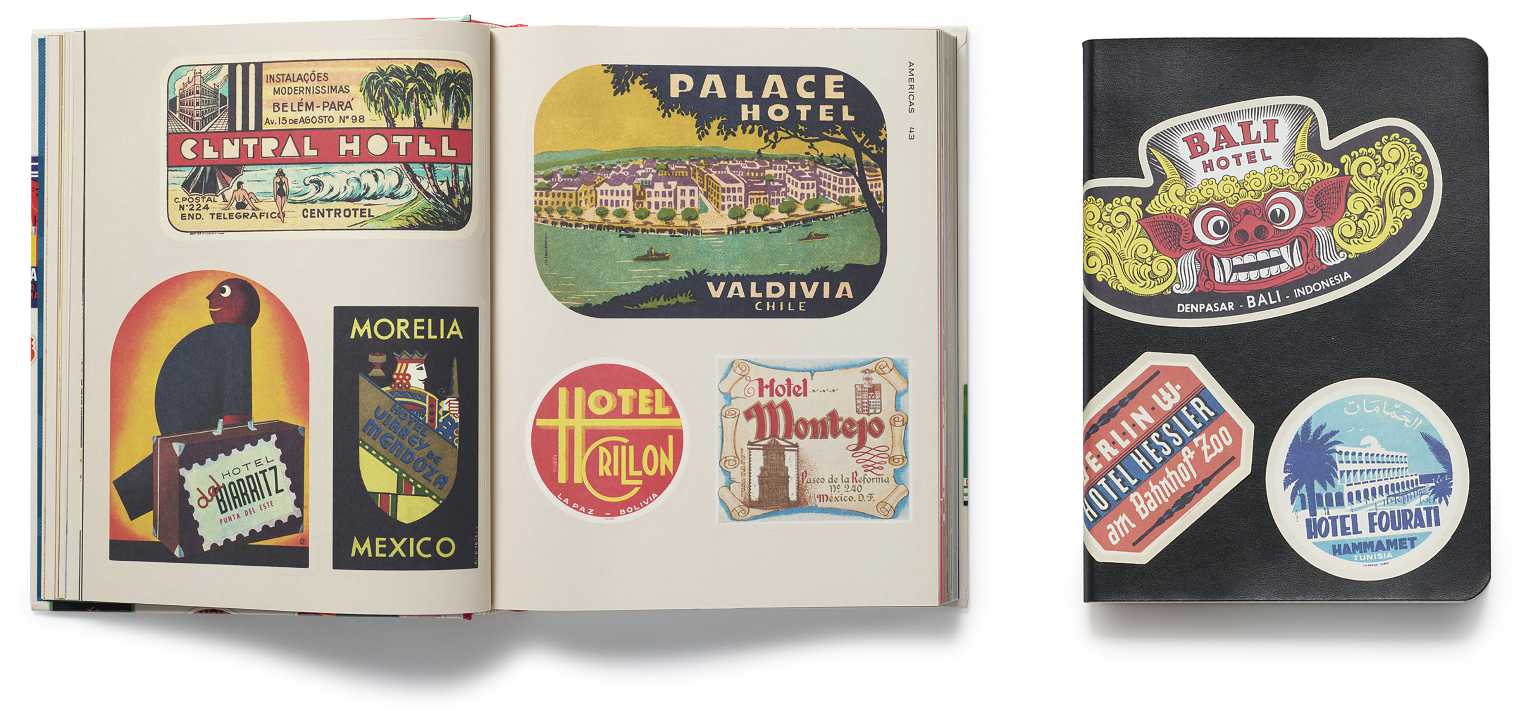 Inside Hotel Retro: Vintage Luggage Labels Get New Life as Charming Stickers in Our Latest Book