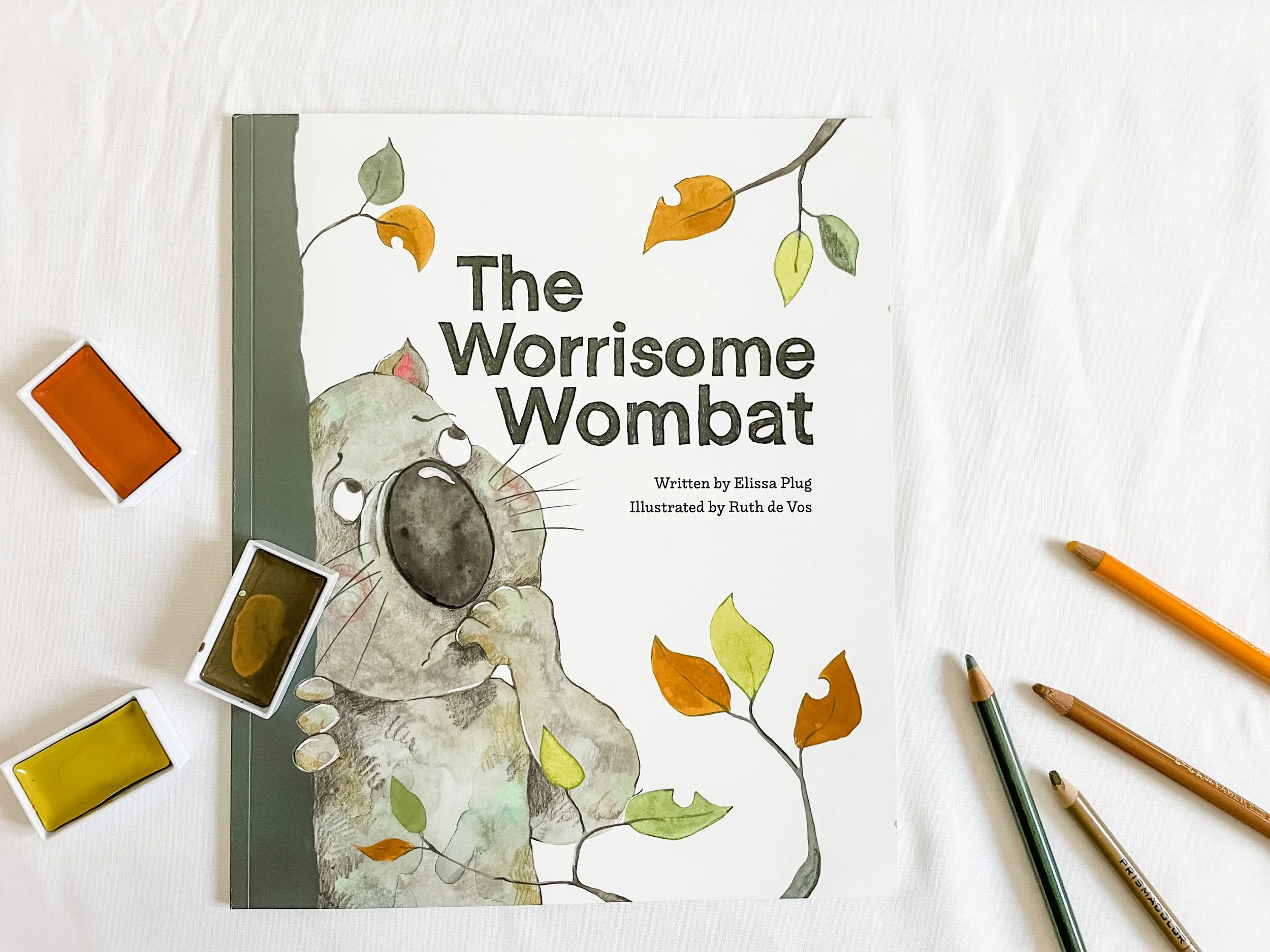 Illustrating The Worrisome Wombat: a picture book dealing with worry