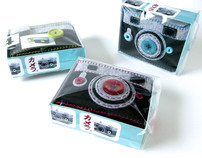 Hine Mizushima - Package Design for My Felt Camera/iPhone Cases